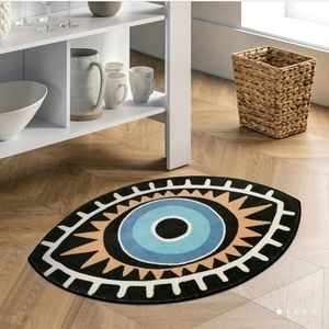 1 DAY SALE! Evil Eye Rug Evil Eye Mat Evil Eye Home Accent Evil Eye Home Decor